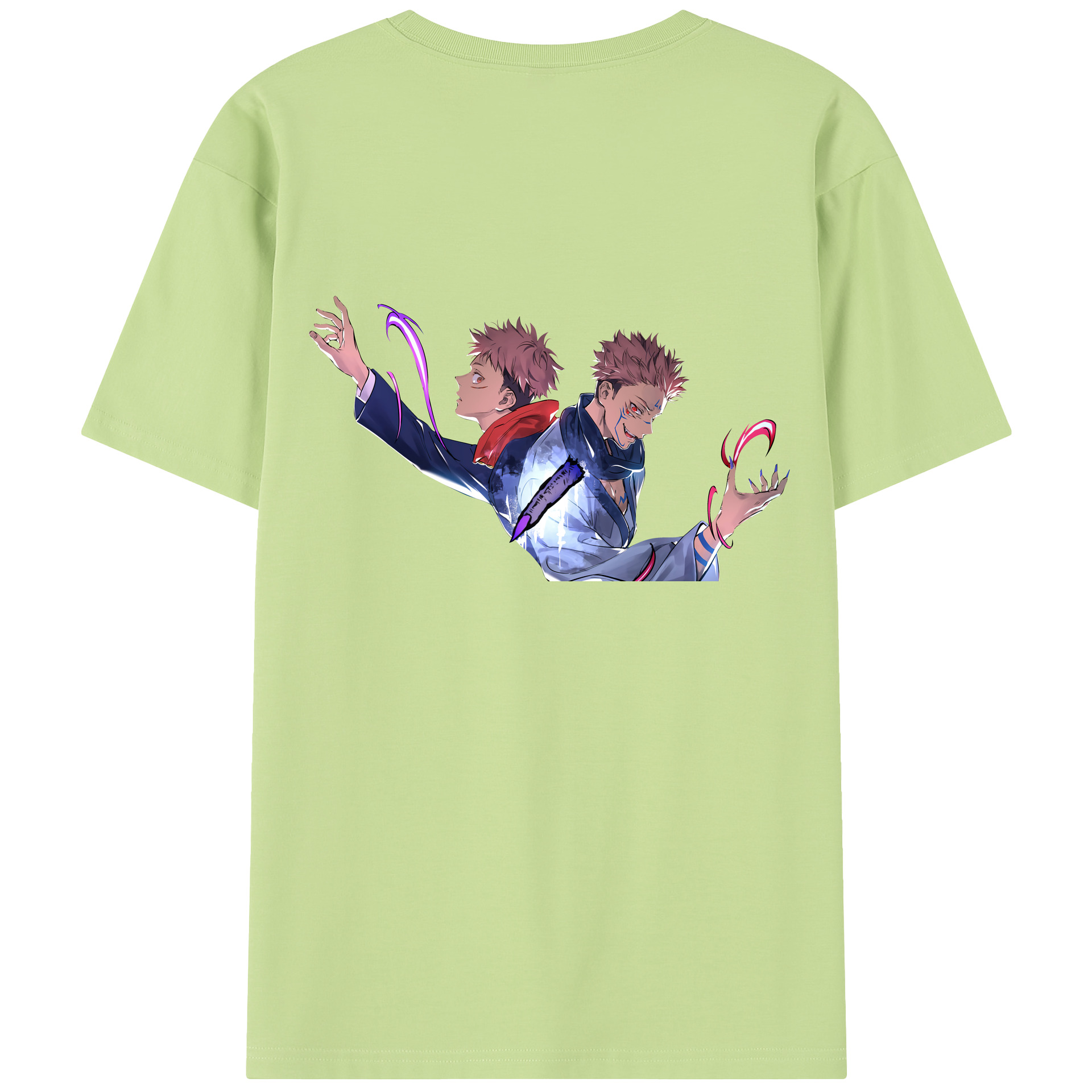 （画像用） 呪術廻戦 Jujutsu Kaisen 綿100％半袖Tシャツ（背面プリント）
